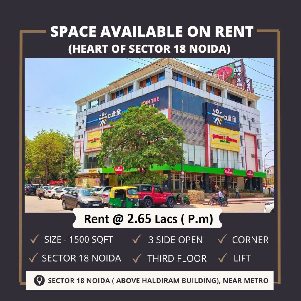 Ready to Move Office on Rent Sector 18 Noida