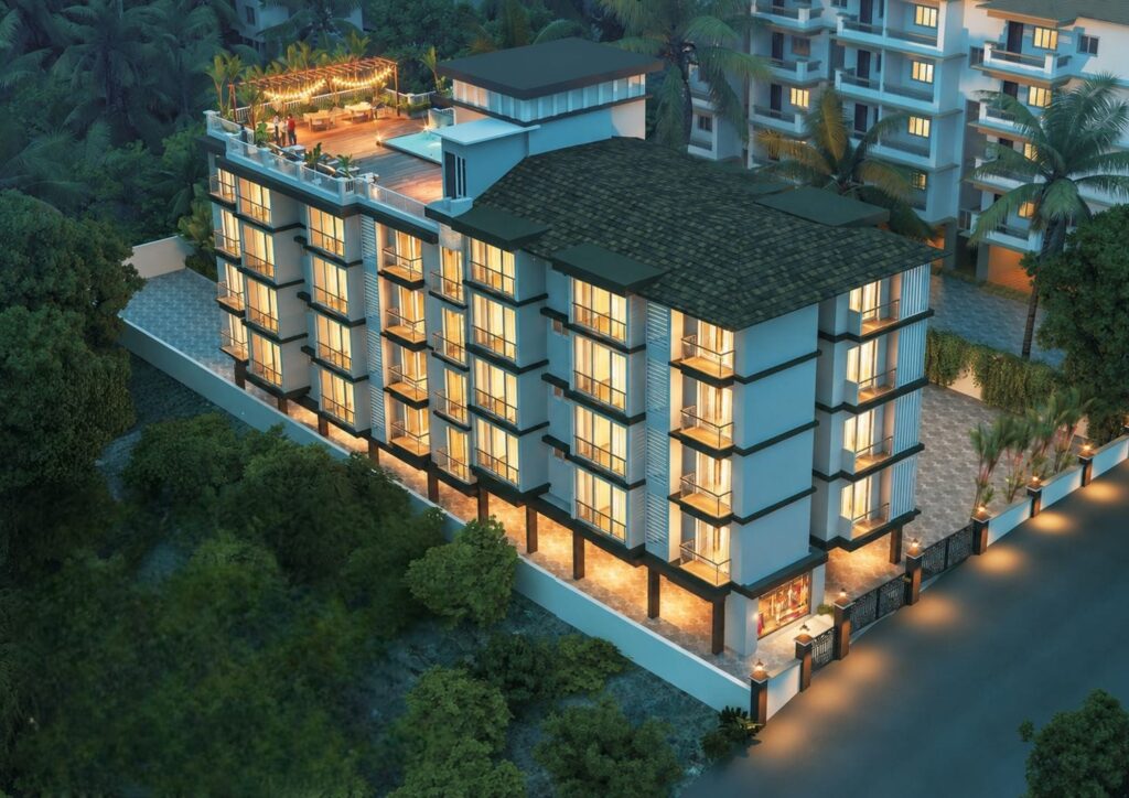 GOA STUDIO RIDGE RESIDENCY NEAR AIRPORT